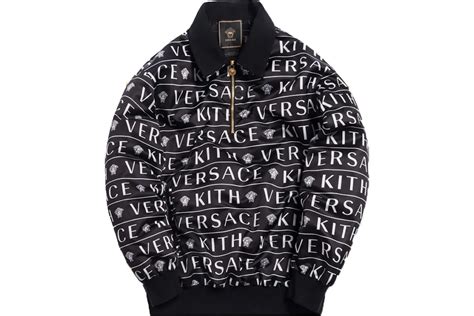 kith x Versace quarter zipped